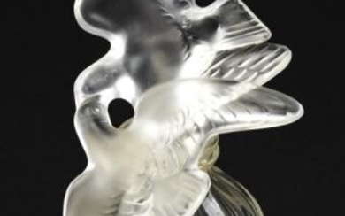 Lalique Crystal 'L' Air du Temps' Perfume Bottle