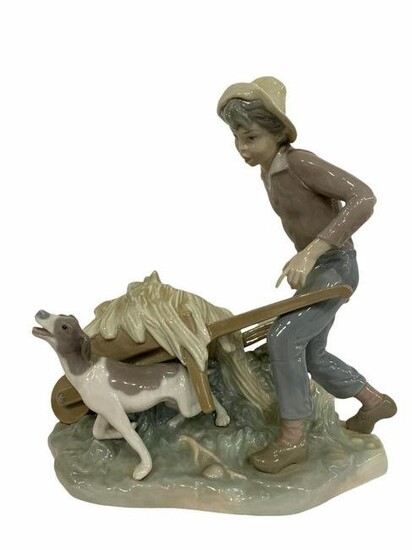 Lladro #4852 Gardener in Trouble Porcelain Figurines