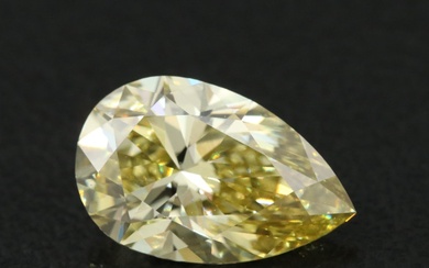 Loose 1.65 CT (Origin Undetermined) Fancy Yellow Diamond