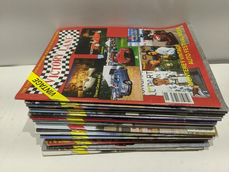 Lot 25 Victory Lane Vintage Racing Magazines