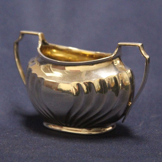 Lot details A Victorian silver twin handled sugar bowl, Sheffiel...