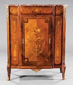 Louis XVI-Style Gilt Bronze-Mounted Cabinet