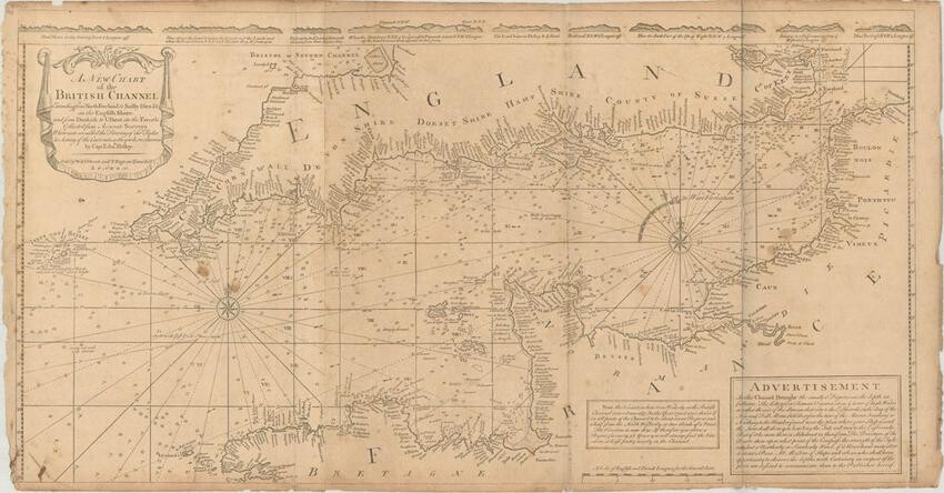 MAP, English Channel, Mount & Page