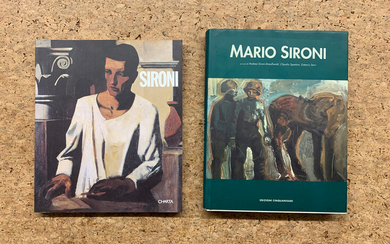 MARIO SIRONI - Lotto unico di 2 cataloghi