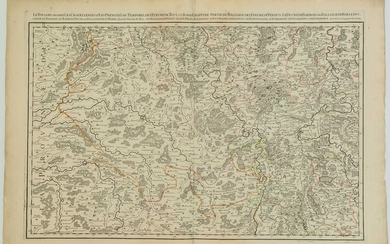 MOSELLE. LORRAINE. Carte vers 1705 : « LE... - Lot 68 - Vermot et Associés