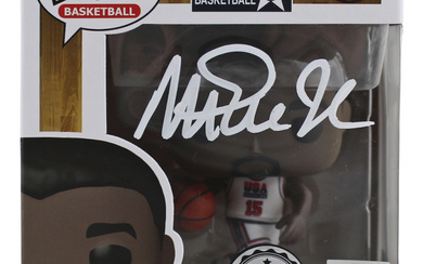 Magic Johnson Signed USA Basketball #112 Funko Pop! Vinyl Figure (Johnson)