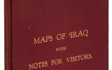 Maps and tourist guide to Iraq 1929