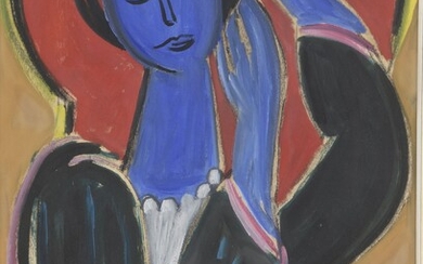 Marcel BURTIN (1902-1979) "Femme bleue",... - Lot 68 - Oger - Blanchet