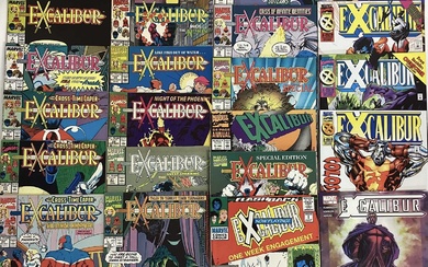 Marvel comics Excalibur mixed group from 1989 to early 2000's. Mainly American price varients. Approximately 20 comics.
