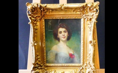 Max SCHOTT, Portrait de femme, huile sur... - Lot 68 - Alexandre Landre