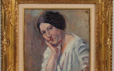 Maximilien LUCE (1858-1941) Portrait de femme Huile... - Lot 168 - Osenat