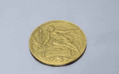 Médaille en bronze dorée Avers : la Renommée... - Lot 68 - Rossini