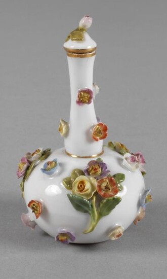 Meissen perfume flacon with blossoms