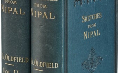 OLDFIELD, HENRY AMBROSE | Sketches from Nipal. London: W. H. Allen, 1880