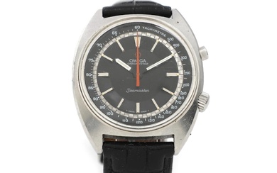 Omega A wristwatch of steel. Model Seamaster Chronostop, ref. 145.007. Mechanical movement...
