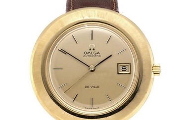 Omega - a 1970s gold capped DeVille automatic watch.
