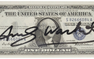 One Dollar Washington, Andy Warhol (Pittsburgh 1928 - New York 1987)