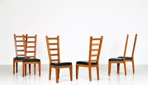 PAOLO BUFFA Six chairs.