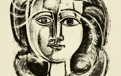 Pablo Picasso - Málaga 1881 - 1973 Mougins - Tête de jeune fille