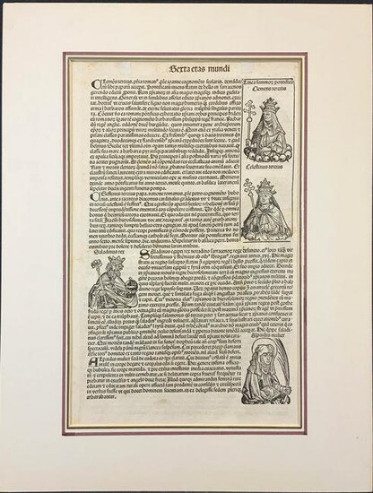 Page from the Nuremburg Chronicle, 1493