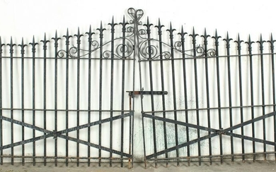 Pair Wrought Iron Gates