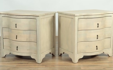 Pair of Baroque Style Chest of Drawers