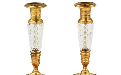 Pair of Empire candlesticks from the 1900s.