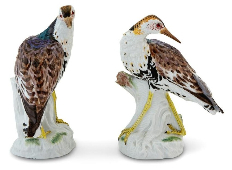 Pair of Meissen Porcelain Figures of Snipes