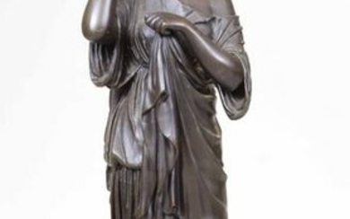 Patinated Bronze Figure of Diane de Gables