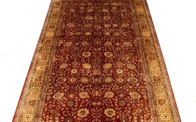 Persian Tabriz Carpet, 13' 5" x 6' 9"