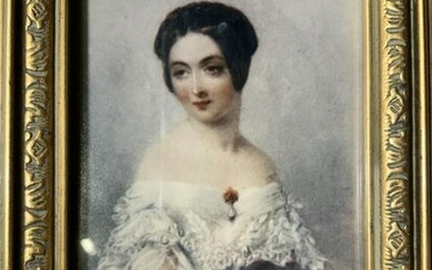 Portrait of Elizabeth Hay Lithograph