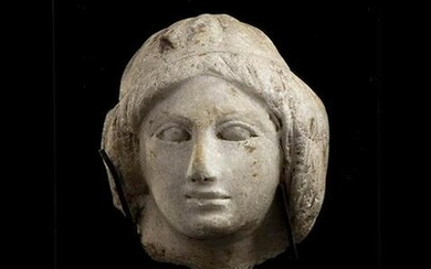 RITRATTO MARMOREO DIADEMATO II - I secolo a.C. alt. cm