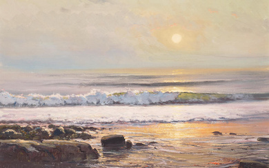 Robert William Wood (1889-1979) Coastal Shoreline 18 x 24 in....