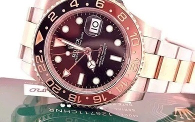 Rolex GMT-Master II ROOT BEER Steel Rose Gold 126711CHNR BOX AND PAPERS 2020