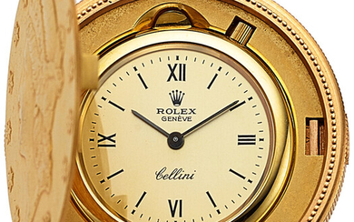 Rolex, Rare $20 Gold Coin "Cellini" Watch, Ref. 3612,...