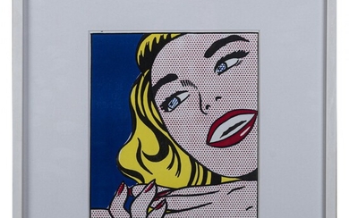 Roy Lichtenstein (1923 New York - 1997 ibid), 'Girl' from 'One Cent Life', 1964, Lithographie...