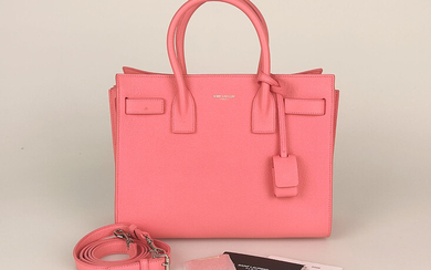 Saint Laurent Pink leather “Sac de Jour” bag