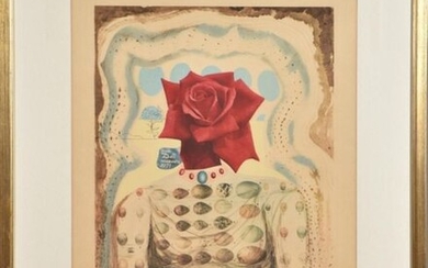 Salvador Dali (1904-1989). Surrealistic Flower... - Lot 68 - Conan Hôtel d’Ainay