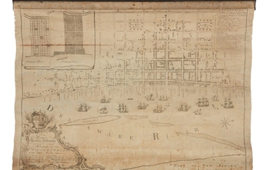 Scull, Nicholas | The first detailed map of the interior of Philadelphia