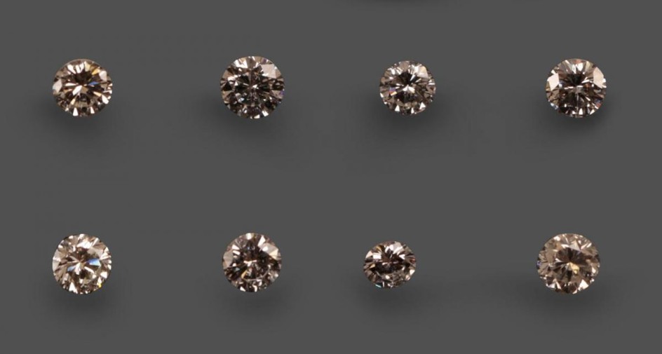 Seven Loose Round Brilliant Cut Diamonds, weighing 0.18, 0.20, 0.22,...
