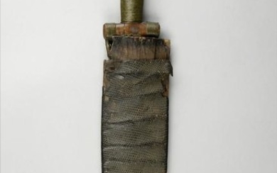 Short sword "fa" with sheath - Gabon, Fang