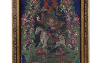 Small Tibetan Thangka painting