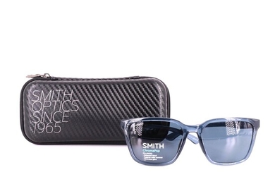 Smith Crystal Mediterranean Polarized Shoutout Sunglasses with Case