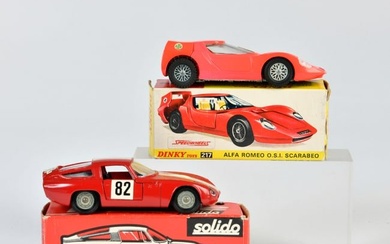 Solido, Alfa Romeo GTZ & Dinky Toys 216 Alfa Romeo