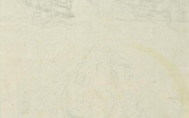 Giovanni Carnovali detto il Piccio (Montegrino, 1804 - Cremona, 1874), Studi per composizioni mitologiche (fronte e rentro)