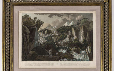Swiss Alps.- Glacier.- Malgo (Simon, engraver, active 1745-c.1800) View of the Torrent of the Lutschinen, and of the Glaciers where it takes it's Source, [circa 1800]