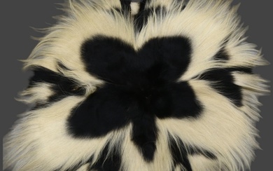 Taxidermy - a Mantled Black and White Colobus Monkey Skin Ru...