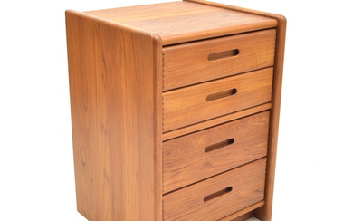 Teak cabinet with 4 drawers, designer & execution...