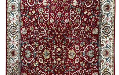 Tetex. Handmade taffeta carpet. Circa 1920.