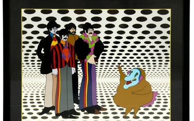 The Beatles Yellow Submarine LE Animation Cel COA